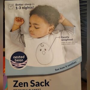 Nested Bean Zen Sack Wearable Blanket - Cream - New In Box
